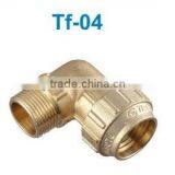 PE PIPE BRASS FITTING MALE ELBOW