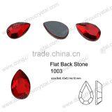 Fancy Flat Back Pear Crystal Stone for Jewelry Element thumbnail-1