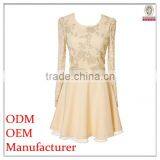 New Design Princess Style Puffy Elegant Long Sleeve Evening Dresses thumbnail-1