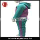 OEM Garment Pu Fleece Hood Apparel Girls Sets Clothing thumbnail-4