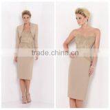 Formal Office Satin Lace Fashion Dress 2015 Women Clothing thumbnail-1