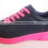 Black Hot Selling PU Outsole 2017 Fashion Shoes Women With Low Price thumbnail-2