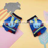 TC13019 New Fashion Lovely Animal Pattern Kids Gloves, Cheap Winter Knitting Half Fingers Baby Gloves Wholesale thumbnail-4
