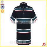 Oem High Quality Multicolored Stripe Men Polo Shirt Made In China thumbnail-1
