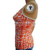 Custom Made Yoga Tops O Neck Printed Comfortable Ladies Yoga Top thumbnail-2