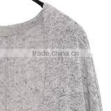 Cocoon Neckline no Button Draped Acrylic Plain Ladies Open Front Cardigan thumbnail-2