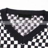 Cotton V Neck Pullover Sweater Knitting Pattern thumbnail-2