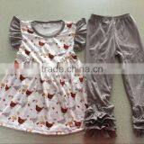 Hot Sale Easter Wholesale Baby Girls Sets With High Quality for Girls Childrens thumbnail-1