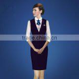 Factory OEM Processing Professional Workwear Airline Hostess Uniforms thumbnail-3