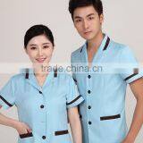China Supplier Unisex Gender Housekeeping Uniforms Design Workwear Wholesale thumbnail-2