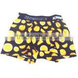 Orange Fashionable Cartoon Men Boxers Shorts Wholesale Men Underwear thumbnail-1