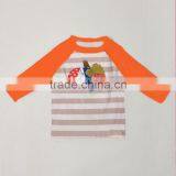 Boy's Halloween Pumpkin Embroidery Printing Design T-shirts Full-size Printing T-shirt thumbnail-1