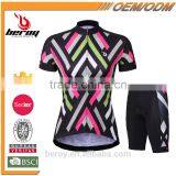 BEROY Customized Women's Cycling Tops and Shorts,China Breathable Bike Jersey Set thumbnail-1