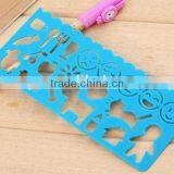 Plastic DIY Stencil Drawing Template for Scrapbooking,Planner,diary,set of 4 PCS thumbnail-6