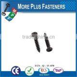 Made in Taiwan High Quality Black Coating Manufacturer Pan Head Self Tapping Screw thumbnail-2