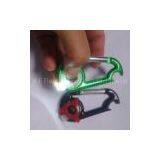 Custom Design PS, PVC Material Mini LED Key Chain Flash Light for Give Away Gifts