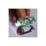 Custom design PS, PVC Material mini LED key chain flash light for give away gifts