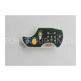 Flexible Push Button Stock PCB Membrane Switch With Texture Embossed Keypad
