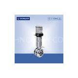 Stainless Steel 304 / 316 Pneumatic Butterfly Valve With Positioner and Actuator thumbnail-1