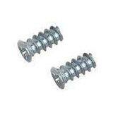 Carbon Steel Flat Head Pozi Drive Euro Screws 15mm ANSI1010 Zinc Plated