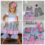 Conice Remake Summer Cotton Wholesale Children Boutique Outfit thumbnail-6