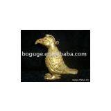 Tang Dynasty Silver Filigree Gold Bird. Absolute Value, thumbnail-1