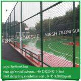 Vinyl Coated Chain Link Sports Fencing for Basketball