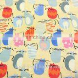 Digital Printed Cotton Fabric With Lovely Cats Design
