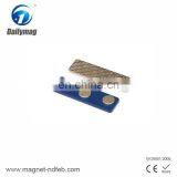 Magnets Fastener Plastic Name Badge With Different Rectangle 0.5 - 2mm