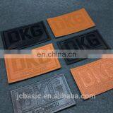 Wholesale Leather Patch Slim Baggy Sweatpants/used Clothing Custom Embossed Leather Patch/leather Patches for Jackets