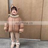 6360 Baby Clothes Cute Baby Girl Cartoon Warm Down Coat With Hood thumbnail-4