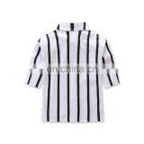 Baby Girl Striped T-shirt Fall All Season Cool Long Sleeve Shirt Kids Clothing Toddler Tees for Girl thumbnail-2