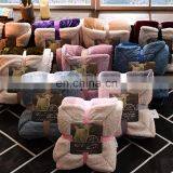 100%polyester Customized Flannel Coral Fleece Blanket for Babies thumbnail-5