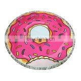 Quality Chinese Products Digital Print Circle Beach Towels Microfiber Round Turkish Beach Towel With Tassels thumbnail-6