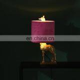 America Customised Giraffe Animal Resin Base Small Gold Desk Lights for Home Hotel Decoration thumbnail-6