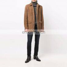 Wholesales Custom Logo Men's Jacket Fashion Xs-4xl Suede and Fleece Slim Jacket Men Jacket thumbnail-5