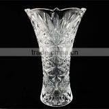 Different Fancy Patterns and Different Sizes Transparent Glass Vase Quality Choice thumbnail-2