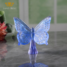 SAINT VIEW 2022 Spring Crafts Desktop Modern Decor Crystal Art Carving Souvenir Butterfly Ornaments for Living Room thumbnail-3
