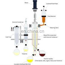 Lab Glass Wiped Film Short Path Molecular Distillation Unit thumbnail-2