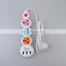 3USB Power Socket 3 Way UK Universal Extension Socket Low Price British