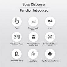 500ml High-quality Liquid Spray Alcohol Gel Wall Mounted Manual Soap Dispenser For Public Places thumbnail-3