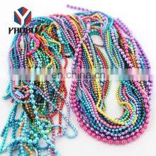 Fashion High Quality Metal Promotional Colorfully Ball Chain thumbnail-2