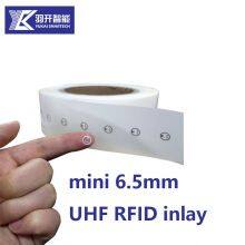 Smart Tag UHF RFID 900MHz New Design Mini UHF Rfid Sticker Long Range Iso 18000-6c Label Tag RFID Wet Inlay