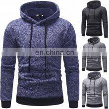 Men High Quality Wholesale 100% Cotton Men's Hoodies Custom Sweatshirts Plain Oversized Hoodie thumbnail-3