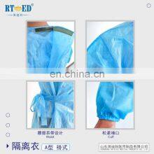 Haidike High Quality and Low Price Isolation Coverall /isolation Gown thumbnail-3