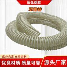 PU Reinforced Plastic Bar PipePU HoseAnti-static Spiral Pipe, Granular Feeding Hose, Flame Retardant Reinforced Hose thumbnail-2