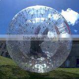 Hot Sale Transparence Colorfull Grass Tpu Pvc Inflatable Body Zorb Balls on Snow for Kids 2.6m/2.8m thumbnail-3