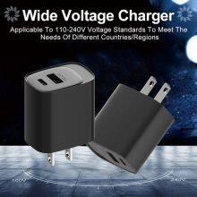 1a1c Output Us Plug 20W Fast Power Adapter 5V 3A, 9V 2.22A USB Transformer 12V 1.67A Type C Mobile Phone PD Charger thumbnail-4