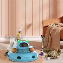 Hunting Toys​ For Cats With Rotating Feather Wand thumbnail-2