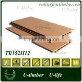 Wood Plastic Composite External WPC Wall Panel 156*21mm